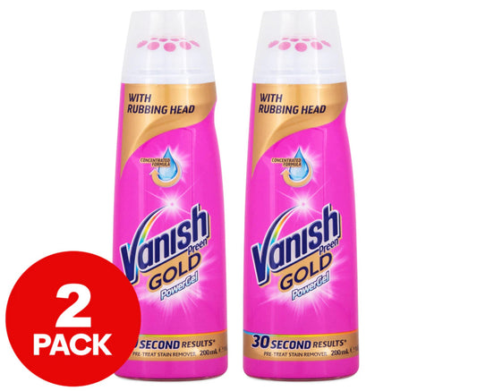 2 Pack 200mL Vanish Preen Gold PowerGel