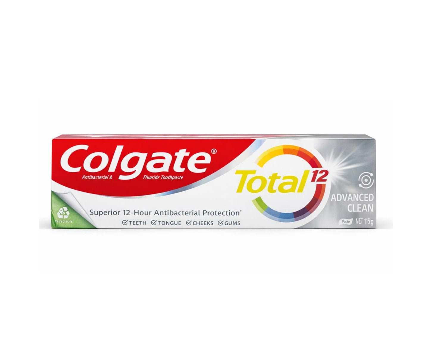 Colgate Antibacterial Toothpaste Total Advanced Clean 115g