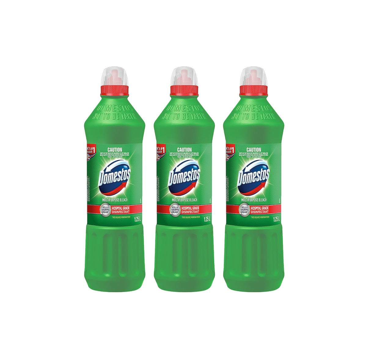3 Pack Domestos Disinfectant Thick Bleach Moutanin Fresh 1250m
