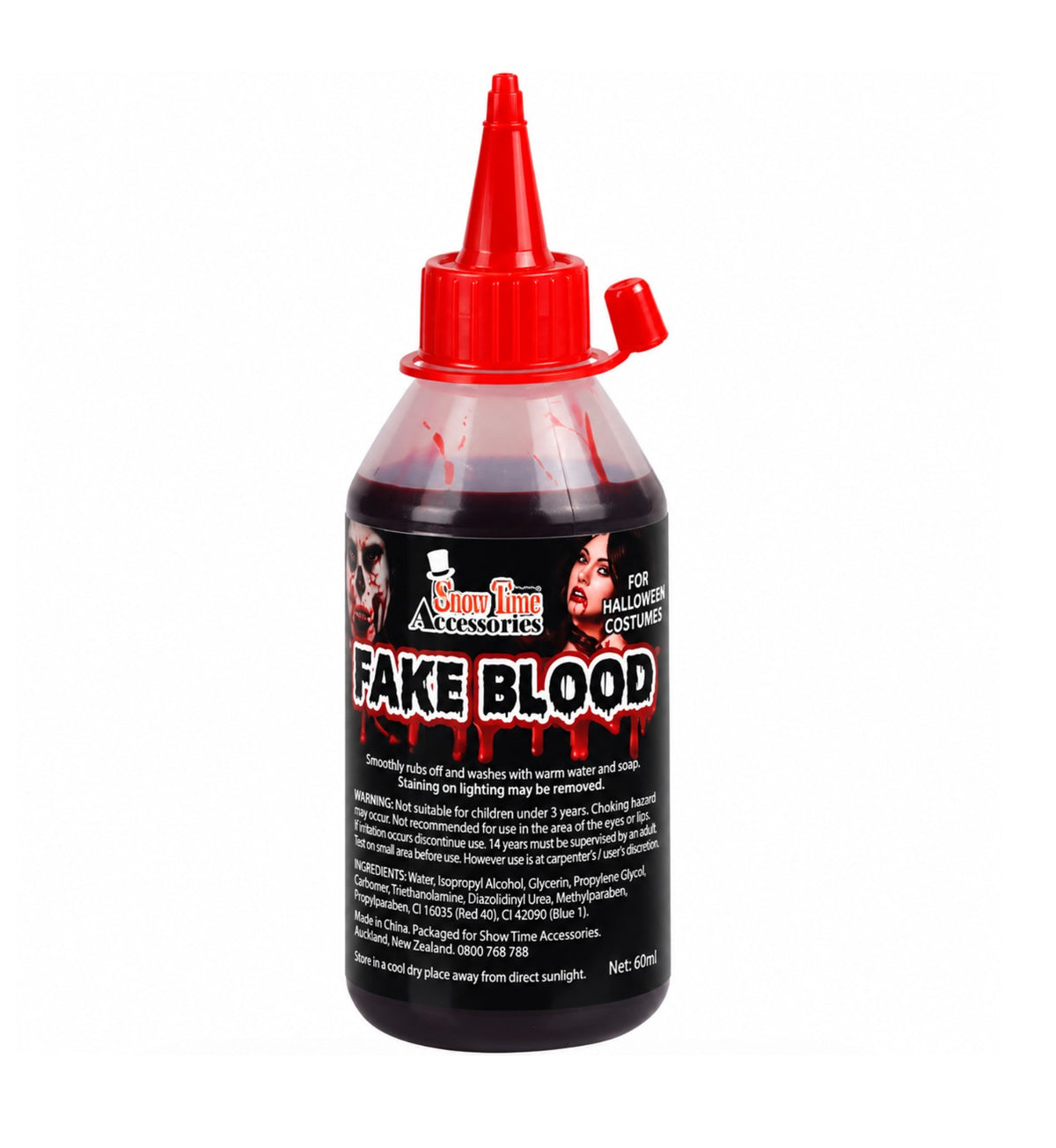 Fake Blood 100ml – Halloween Costume Makeup & Special Effects