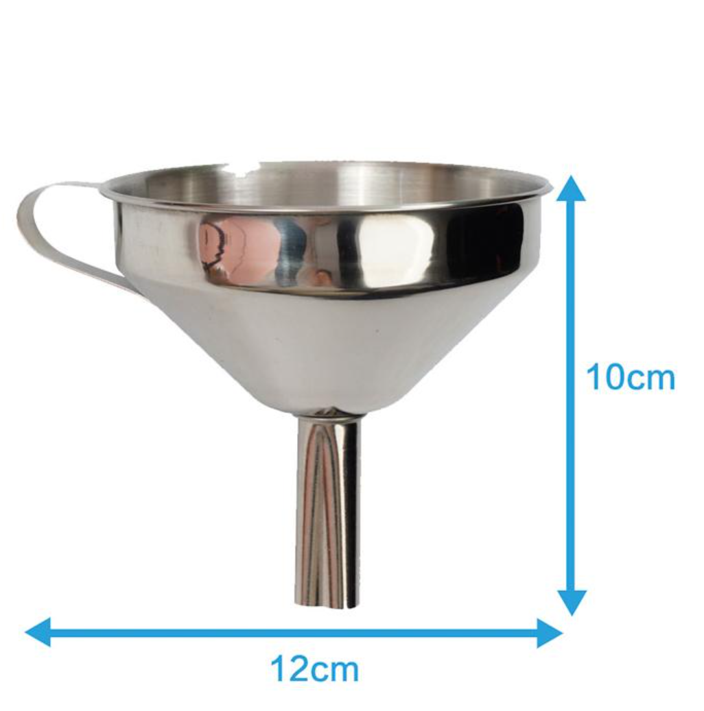 Stainless Steel Funnel with Handle 11cm – Kitchen & Household Funnel