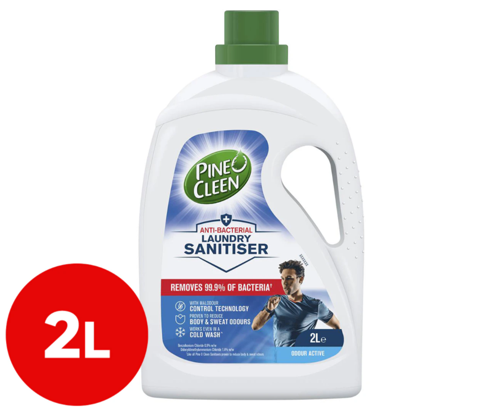 Pine O Cleen Odour Active Front & Top Loader Anti-Bacterial Laundry Sanitiser 2L