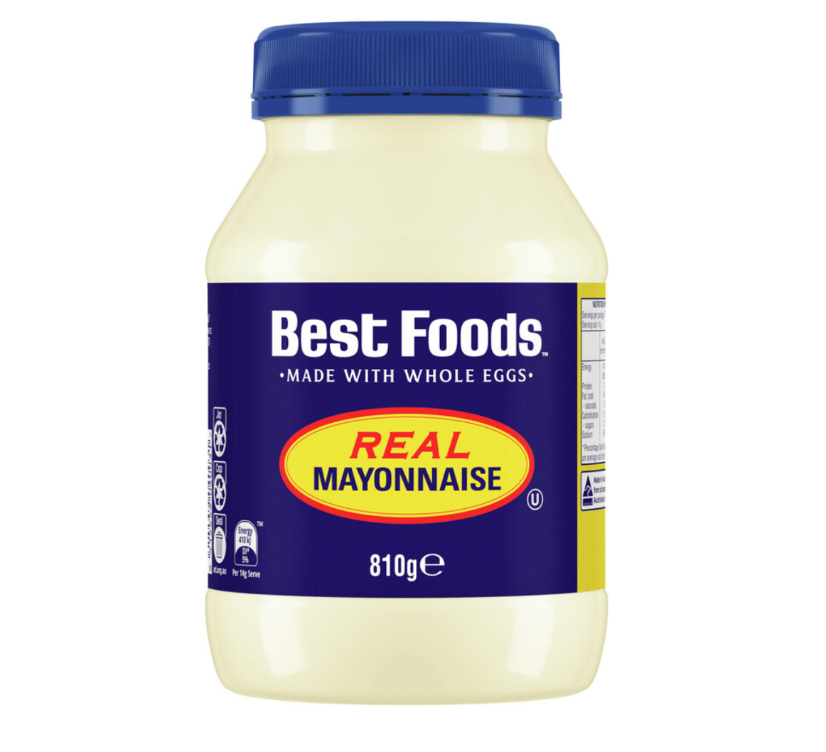 Best Foods Real Whole Egg Mayonnaise 810g – Made in Australia