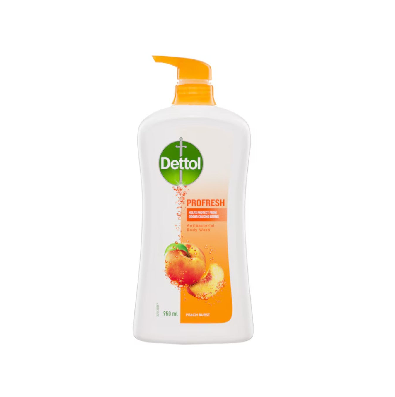 Dettol Profresh Shower Gel Body Wash Peach 950ml