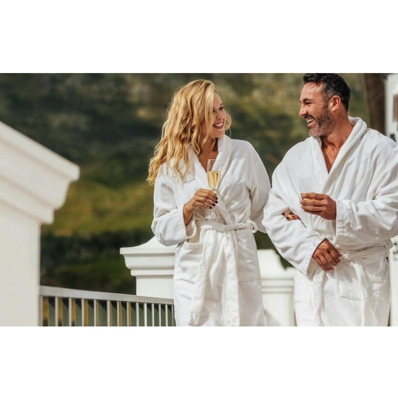 Luxury 100% Cotton Bathrobes Bath Robes Unisex Large - Xlarge