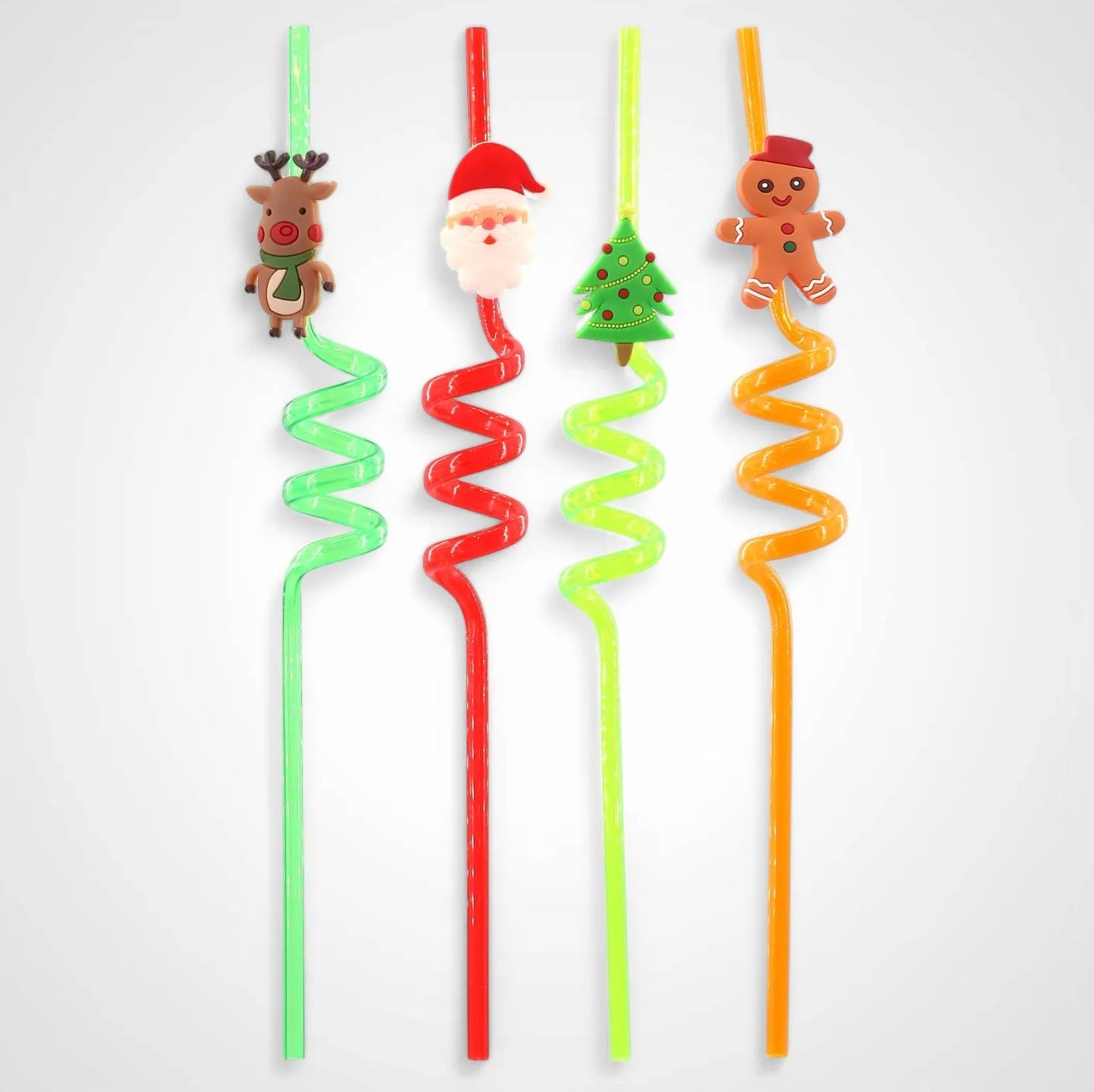 Christmas Straws 4 Pack