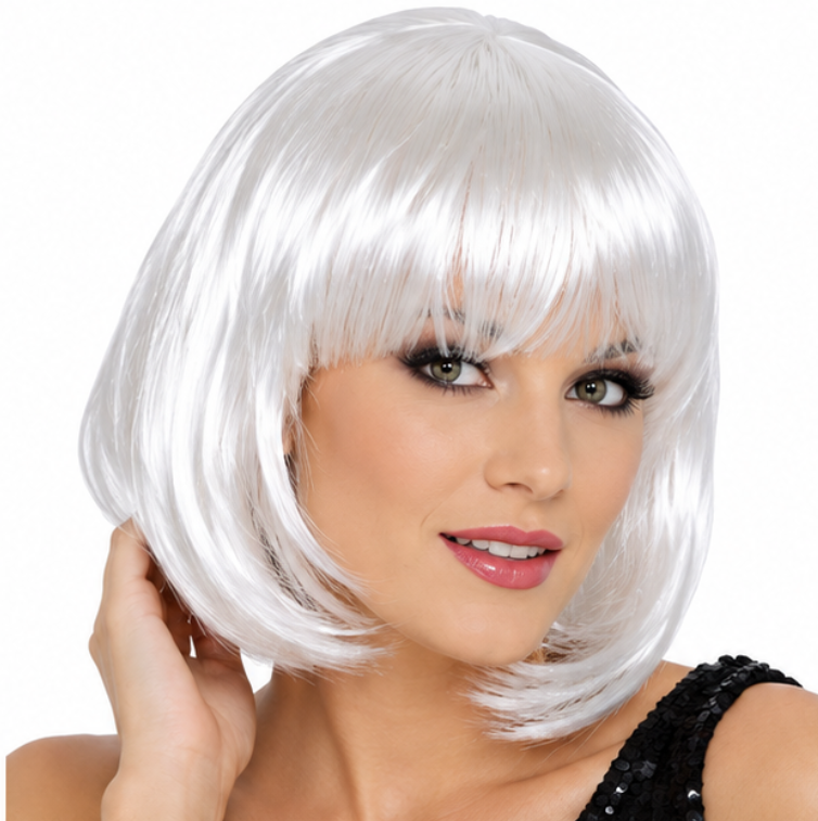 Halloween Short Hair Costume Wigs – 4 Assorted Styles