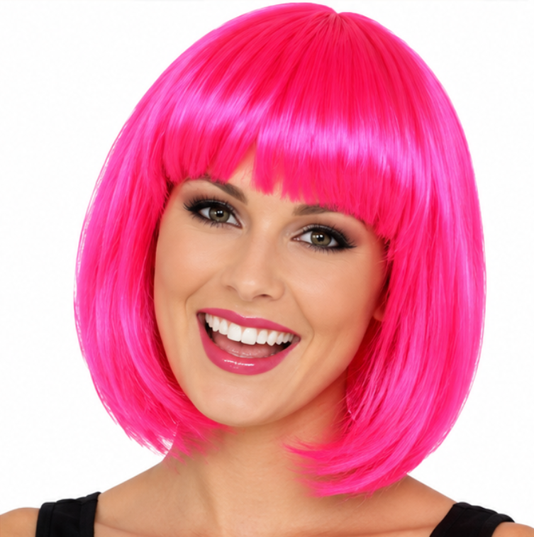 Halloween Short Hair Costume Wigs – 4 Assorted Styles