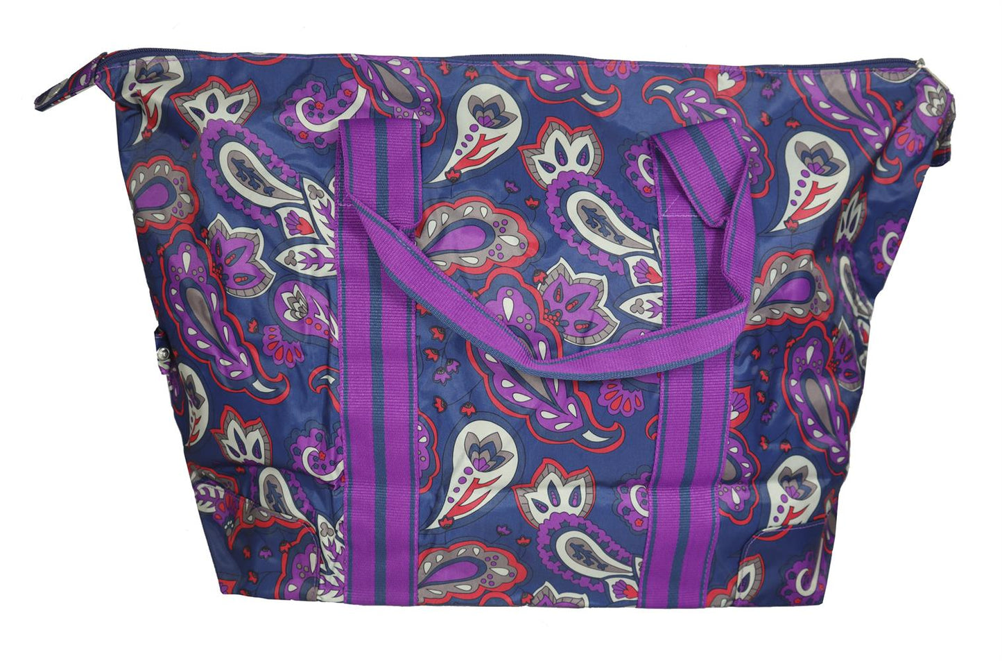 Vivid Paisley Travel Tote