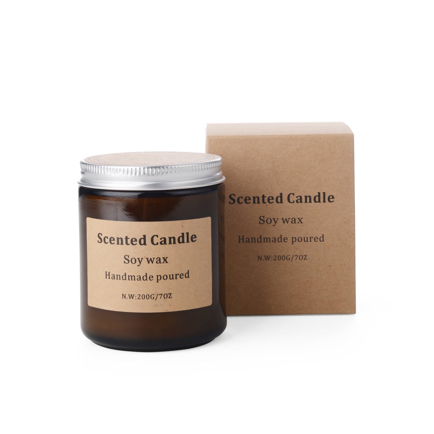 Amber Moss Soy Wax Candle 200g