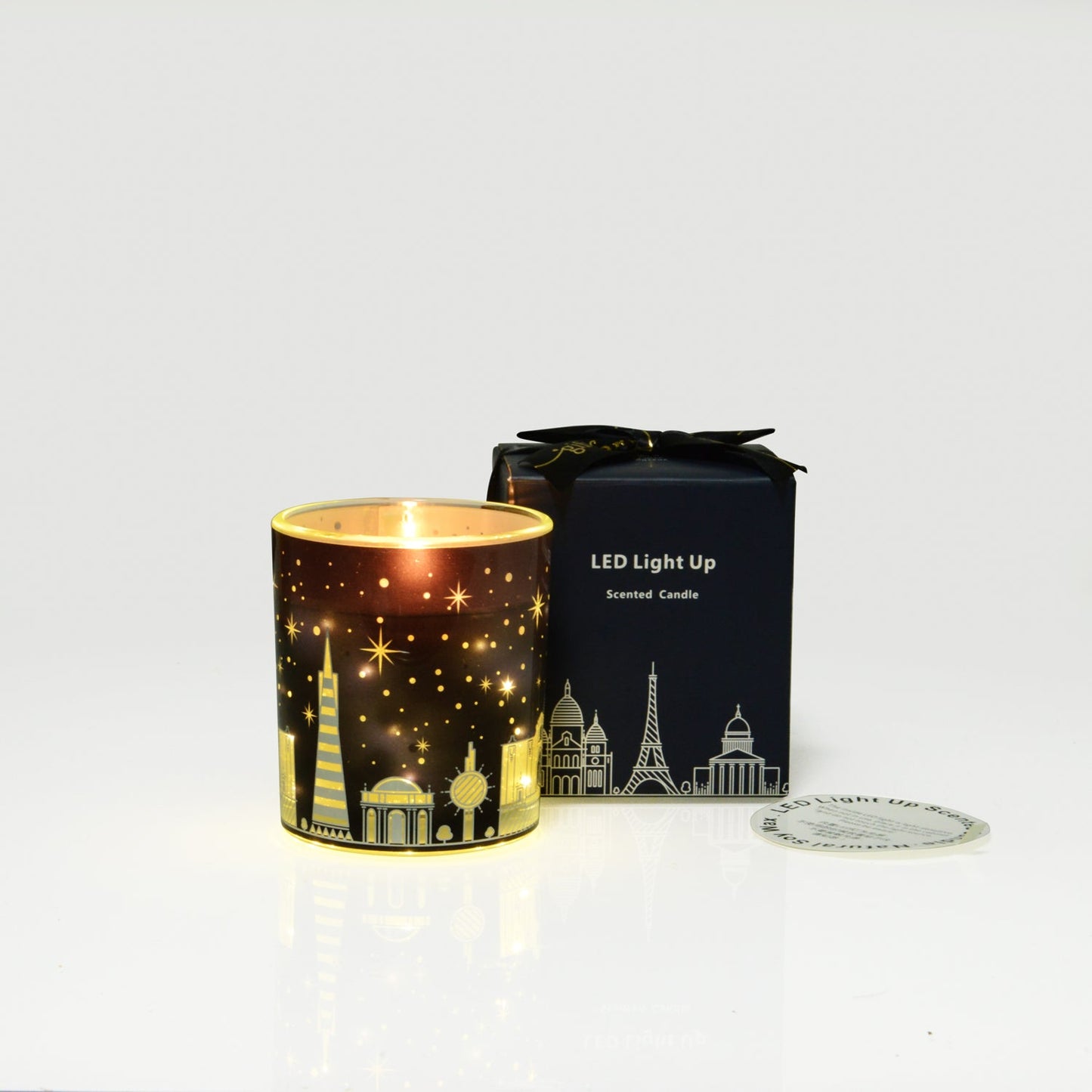 Paris Wild Bluebell Scent Led Light Candle 140g